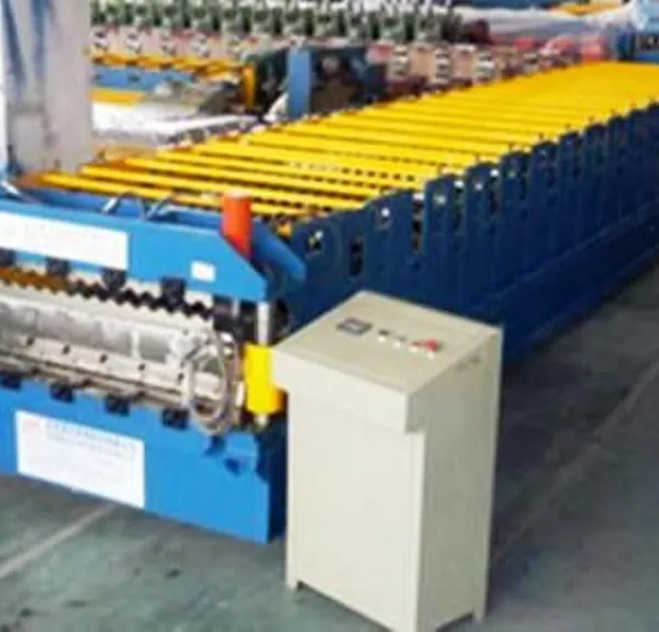 Corrugated Panel Standing Seam IBR Roof Sheets 2 Profiles in 1 Machine Double Layer Roll Forming Machine photo-2