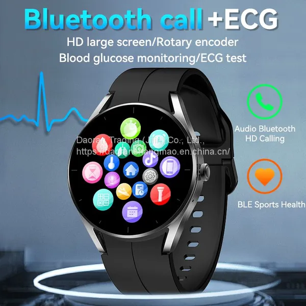 Smart Watch, Smart Bracelet, Electrocardiogram, Heart Rate, Blood Oxygen, Blood Pressure, Blood Sugar photo-3