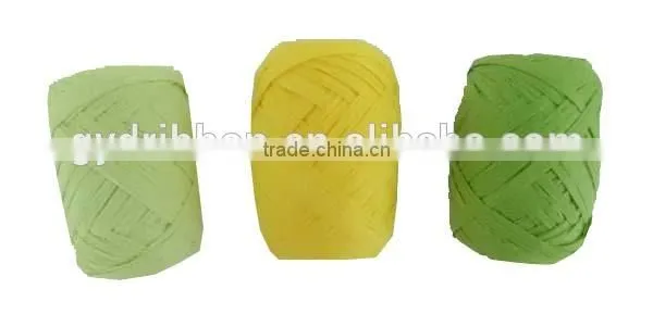 20m Green Raffia Paper Ribbon for Wrapping Gift/Present and Decorate Party photo-3