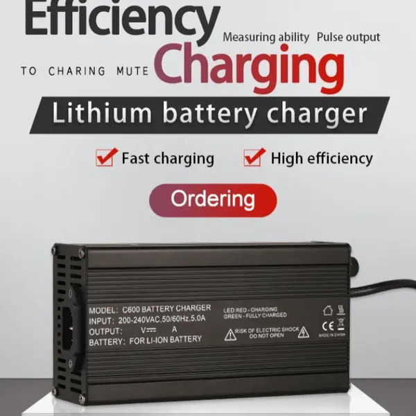 60V 58.8V 6Ah Lithium li Ion Lead Acid Battery Charger for Lipo4 Electric Scooter Golf Cart Motorcycle photo-3