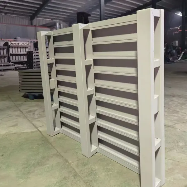 Metal Pallet, 4-ton Heavy-duty Shelf Stacking Board Steel Pallet.