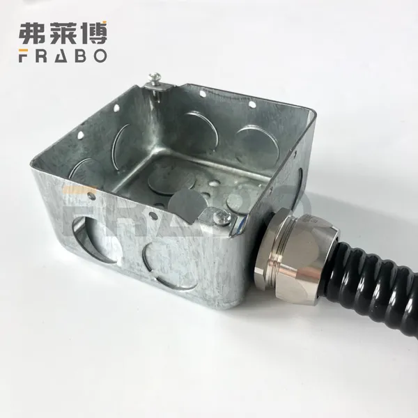 Fleibo Non-Galvanized Metal Hose Fittings Waterproof and Dustproof Inner Wire Fittings PG9 photo-5