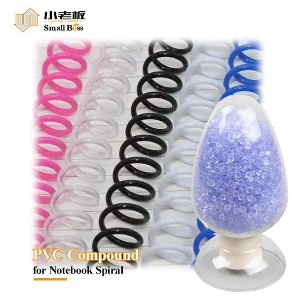 Office Documents Papers Plastic Spiral Binding Coils PVC Binding Kit Spirals PVC Compound Pellets