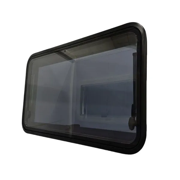 MAYGOOD Factory Supply MG20RW ECE Certificated Flat Radius Corner RV Caravan Trailer Acrylic Glass Window photo-3