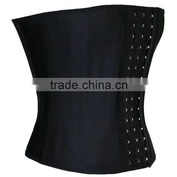 China 2016 Steel Boned Corset Latex/Spandex Waist Cincher Waist Trainer For Women and Man photo-5