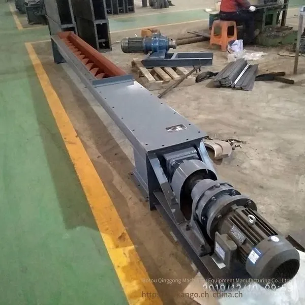 customized cement mortar tubular feeder, concrete screw conveyor and loading machine, dry powder and granule conveyor