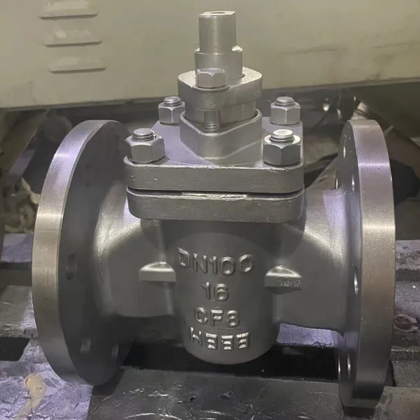 API DN100 DN50 WCB Cast Steel Threaded/Flange Plug Valve ANSI 150# PN16 SS 304 Stainless Steel Plug Valve photo-5