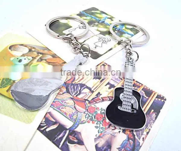 Guitar Shape 2016 Trending Products Keychains Wholesale photo-4