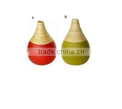 Latest Design for Bamboo Lacquer Vase. photo-6