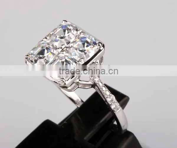 2015 Best Selling Jewelry In Dubai Silver Ring Big Stone photo-2