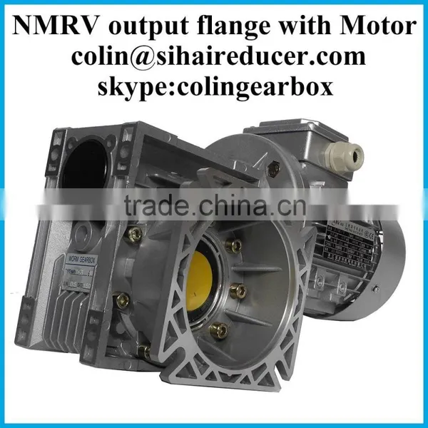NMRV063 Output Flange Gearbox Motor Transmission With 250w Electric dc Motor Industrial Mechanical photo-2