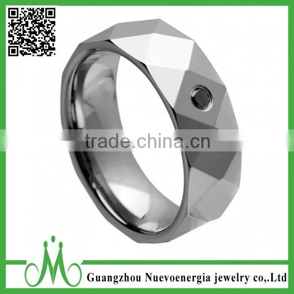 High Quality Black Rings Wholesale Tungsten Black Men Matte Rings Jewelry Size 6-18 photo-6