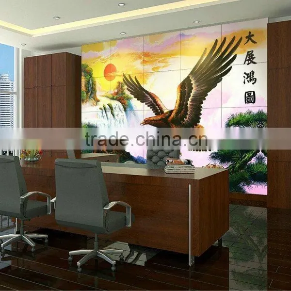 Main Product Foshan Factory Supply High Grade Glass and Porcelain tv Background Wall Glass photo-6
