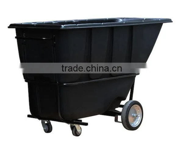 Tilt Truck, 1 Cu. Yd. Volume Capacity, 1200 Lb. Load Capacity, Heavy-Duty Forkliftable Hopper Type photo-3