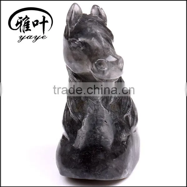 Bulk Customized Carving Unicorn Statue Feng Shui Crafts Natural Stone Carved Figurine Chakra Carving Decoration Gift photo-3