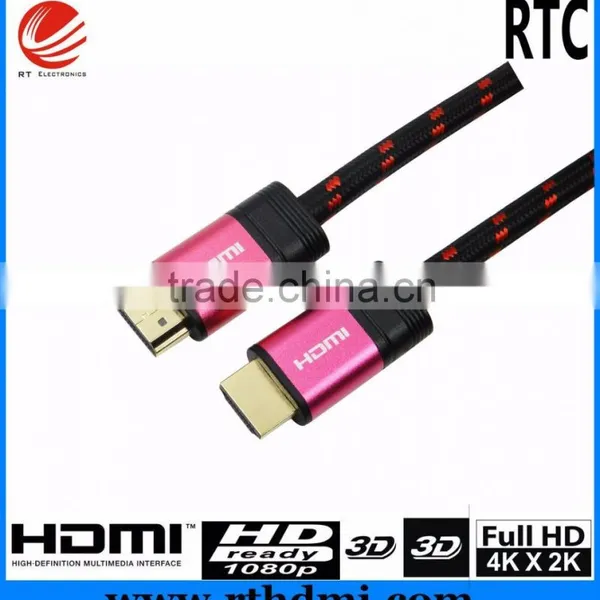 2.0 HDMI Cable Braided Metal Shell With Ethernet Support 3d 4K 2160p Multiple Media photo-3