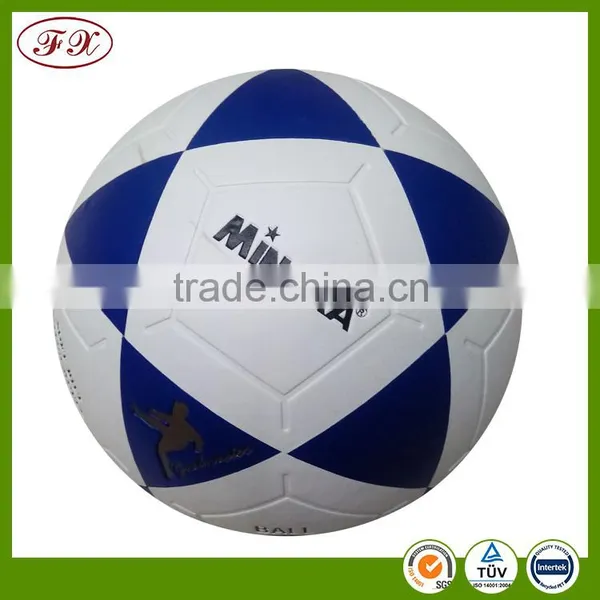Training Soccerball,PVC Laminated,PU Laminated Football.Red Color