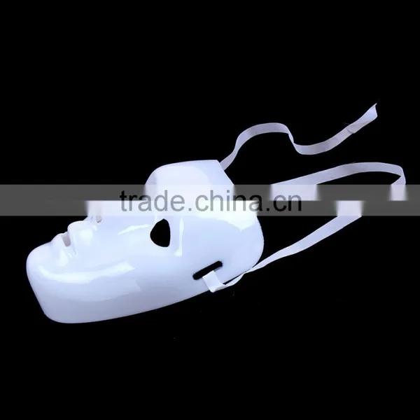 Cheap Wholesale White Green Plastic PVC Dance JabbaWockeeZ Mask for Men photo-4