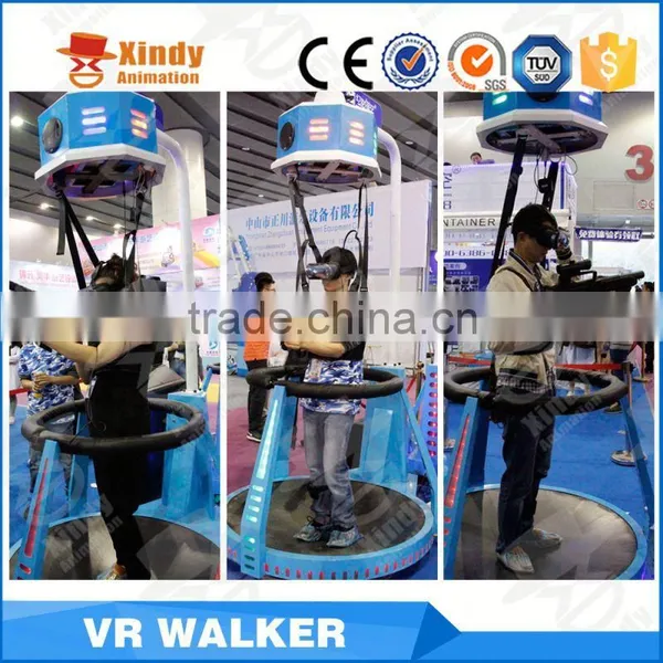 9D Game Equipment Walker VR Treadmill for Amusement Park Equipment photo-4