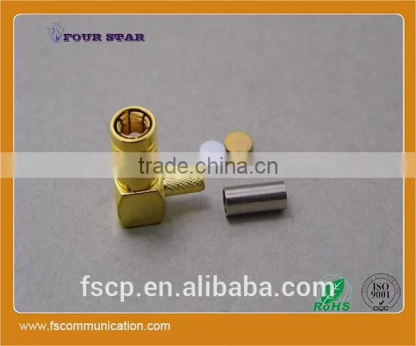 SMB Connector Female Crimp Right Angle for RG316 Cable photo-3