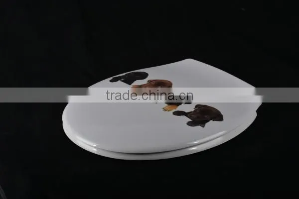 Customized Design WC Toilet With Soft Close Hinge photo-2