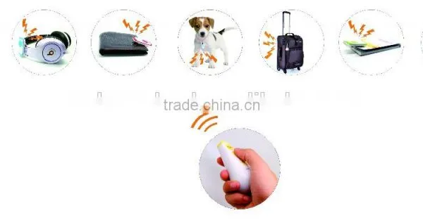 A Drag Three Key Finder Anti-Lost Cell Phone Search to Find Things Device Wireless Device to Find Things, White photo-5