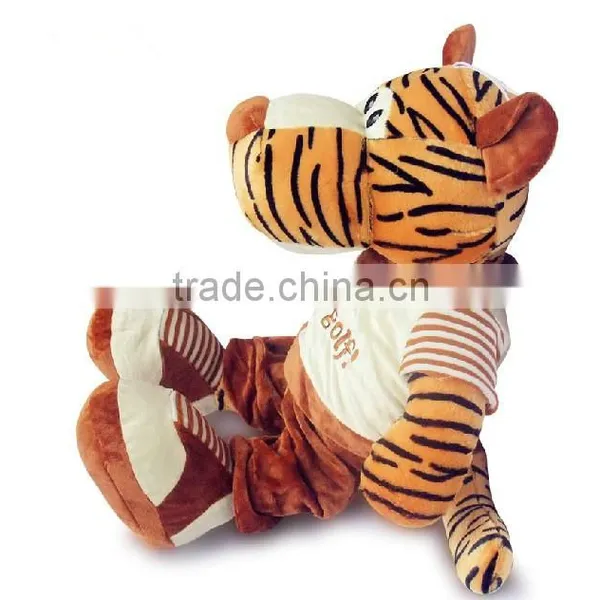 High Quality Custom Sitting Plush Toys Tiger photo-2