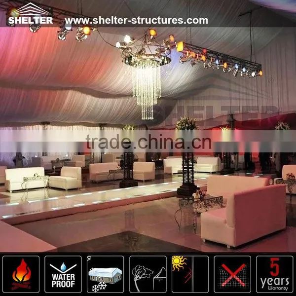 Big Cheap Party Tent With Clear Roof and PVC Glass Side Walls photo-4