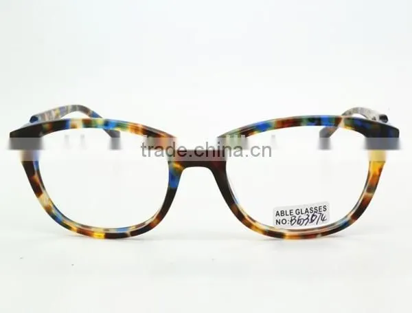 Fashion Multi-color Frame Lady Acetate Optical Frame Eyewear photo-3