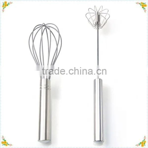 Electric Handle Beater Silicon Egg Beater / Egg Whisk Stainless Steel Egg Beater photo-4