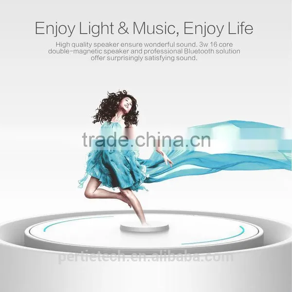 Portable Color Changing LED Light Lamp Bluetooth Speaker With Touch Panel photo-3