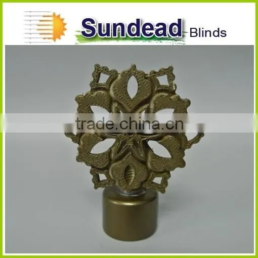 Designer Curtain Pole Classical Style Curtain Accessory for Wholesale Curtain Finial