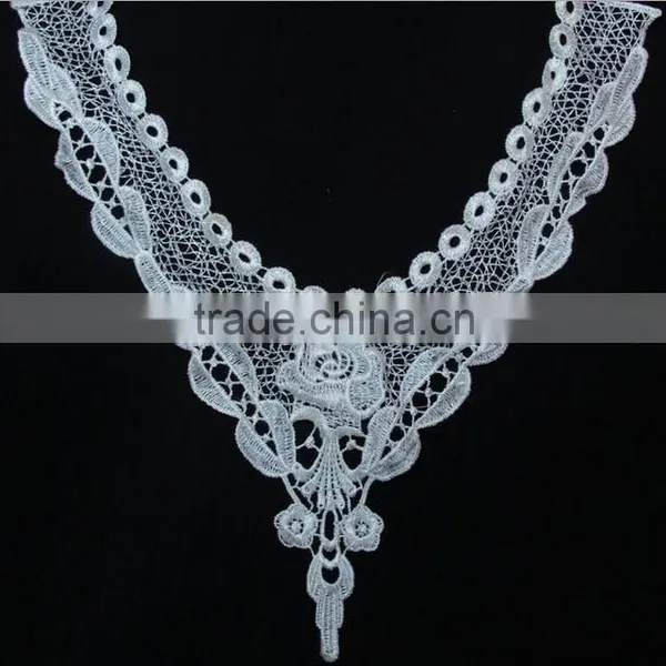 Polyester Embroidery Lace Garment Accessories Lace Dress Collar Lace