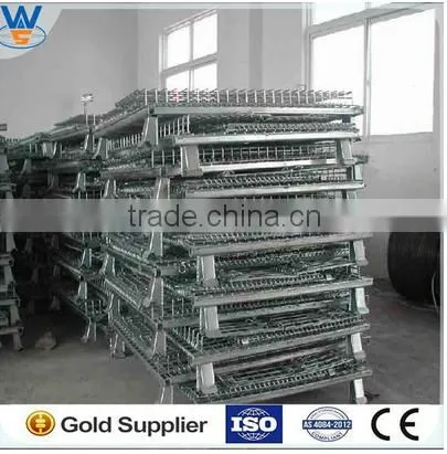 Zinc Plated Steel Welded Wire Mesh Pallet Cage photo-6