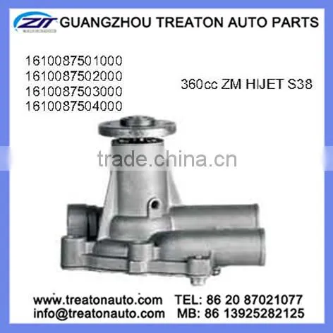 WATER PUMP FOR DAIHATSU 360CC ZM HIJET S38 1610087501000 1610087502000 1610087503000 1610087504000