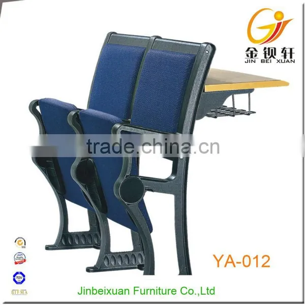 College public class room wooden adult student desk