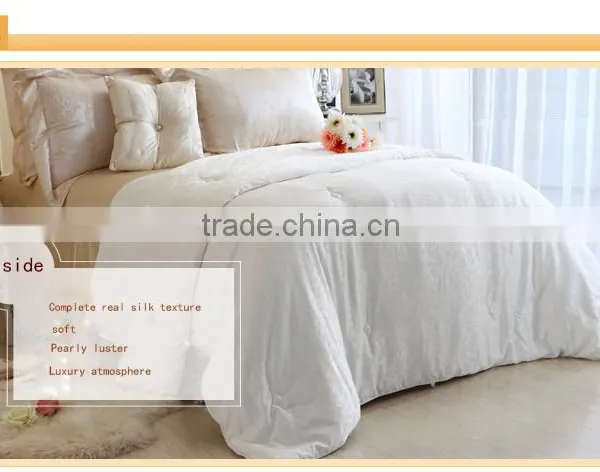 100% Silk Quilt in Cotton Fabric Cover photo-3