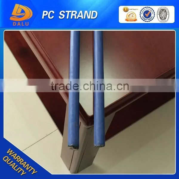 Post-tensioned Unbonded PC Strand With Greased & Blue PE Coated photo-2
