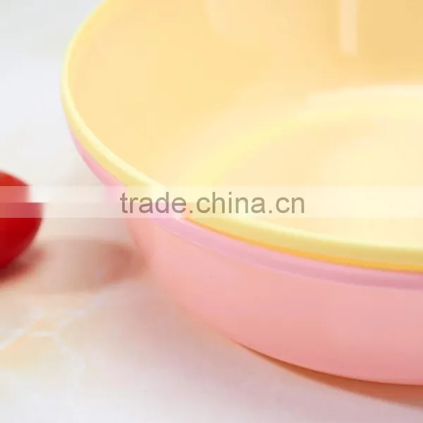 Colorful Plastic Salad Bowl /sugar Bowl /soup Bowl Fruit Storage Tableware Food Container photo-6