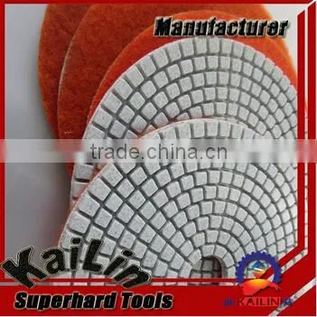 Resin Velcro Backing Wet Flexible Diamond Polishing Pad photo-4