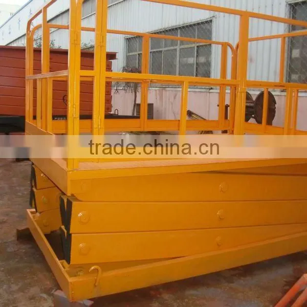 Hydraulic fixed table lift