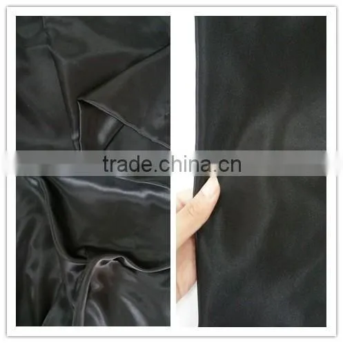 Formal Black Crystal Satin