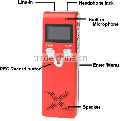 Support Telephone Recording Monitor & Recording and Hearing Aid & VOR Voice Built-in 4GB Memory Digital Voice Recorder photo-5