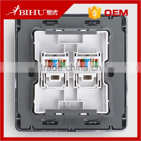China BIHU Brand Hot Sale Products Rj45 Wall Socket for Computer Use photo-4