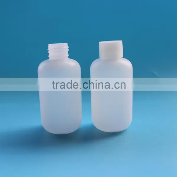 125ml Boston Round Semi Transparent HDPE Plastic Bottle With Screw Cap photo-2