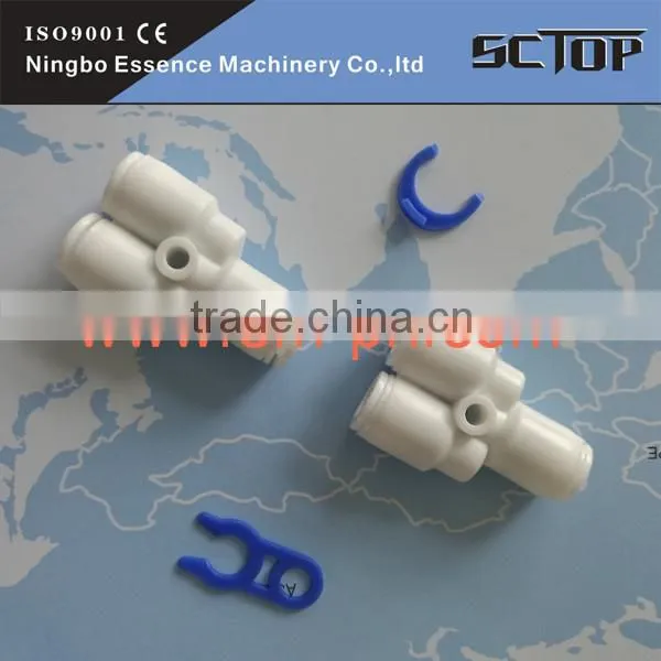 Pneumatic Air Coupling Plastic Tube Fitting