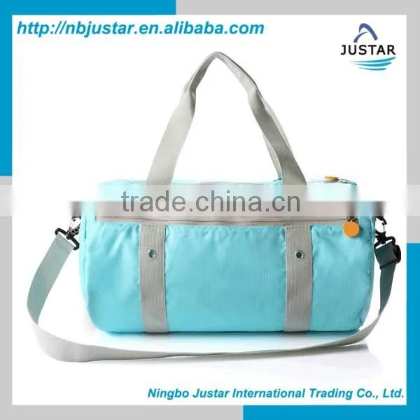 Barrel Type Foldable Design Lightweight Sports Bag Exercise & Fitness Use Waterproof Sports Gym Bag