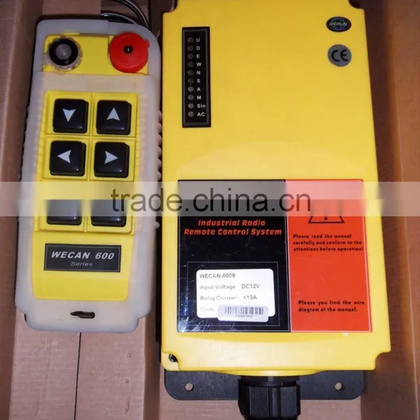 High Quality 24V 36V 220V 380V WECAN600S Transmitter Receiver Radio Remote Control photo-2