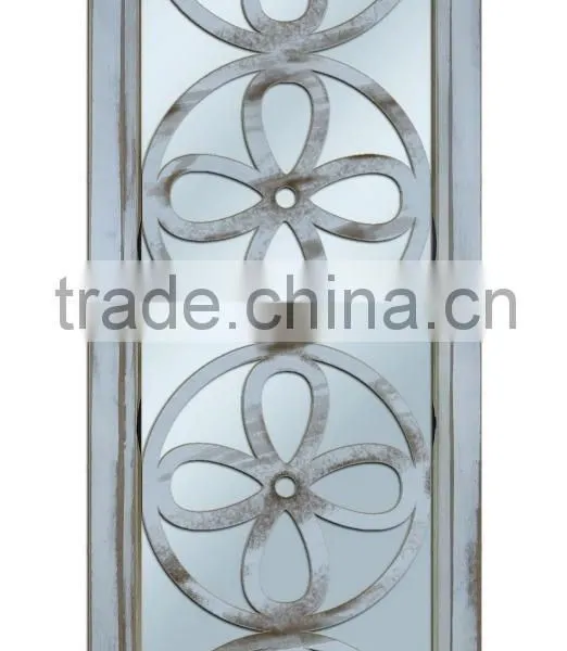 Geometry Wood Wall Mirror