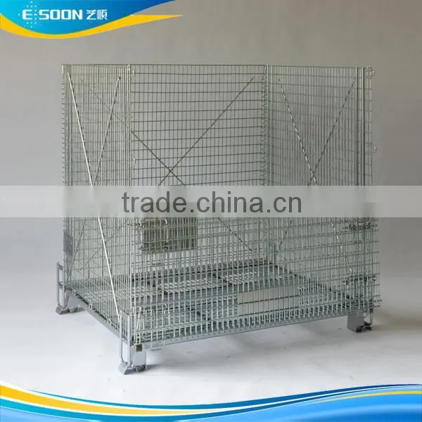 Big Volume Metal Container Box Pallet Cargo Cage With Cover photo-2